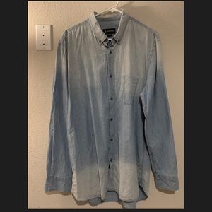 Zanerobe Denim Long Sleeve Shirt
